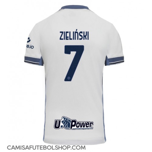 Camisa de time de futebol Inter Milan Piotr Zielinski #7 Replicas 2º Equipamento 2024-25 Manga Curta